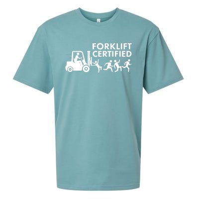 Funny Forklift Certified Sueded Cloud Jersey T-Shirt