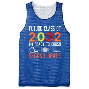 Funny Future Class Of 2032 Im Ready To Crush Second Grade Cool Gift Mesh Reversible Basketball Jersey Tank