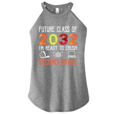 Funny Future Class Of 2032 Im Ready To Crush Second Grade Cool Gift Women's Perfect Tri Rocker Tank