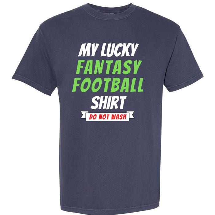 Fantasy Football Champ, My Lucky Fantasy Football, Football Guru Garment-Dyed Heavyweight T-Shirt