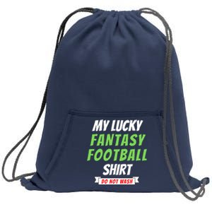 Fantasy Football Champ, My Lucky Fantasy Football, Football Guru Sweatshirt Cinch Pack Bag