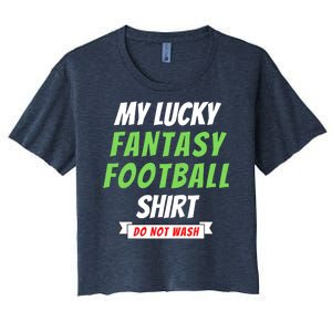 Fantasy Football Champ, My Lucky Fantasy Football, Football Guru Women's Crop Top Tee