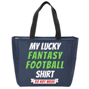 Fantasy Football Champ, My Lucky Fantasy Football, Football Guru Zip Tote Bag