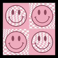 Funny Face Checkered Pattern Smile Face Meme Trendy 16oz Travel Tumbler
