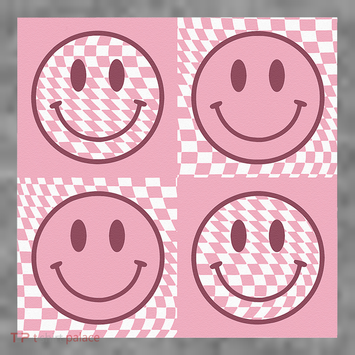 Funny Face Checkered Pattern Smile Face Meme Trendy Toddler Hoodie