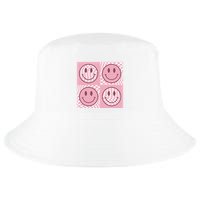 Funny Face Checkered Pattern Smile Face Meme Trendy Cool Comfort Performance Bucket Hat