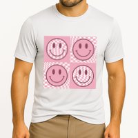 Funny Face Checkered Pattern Smile Face Meme Trendy Performance Shirt