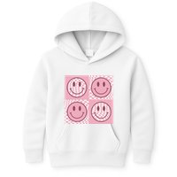 Funny Face Checkered Pattern Smile Face Meme Trendy Kids Hoodie