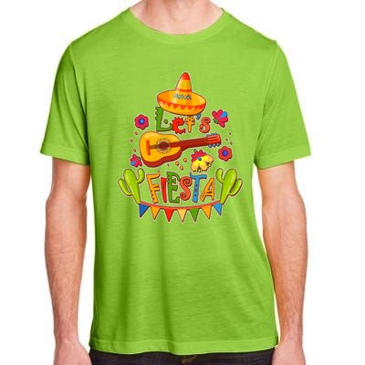 Funny Festive Cinco De Mayo Let's Fiesta Adult ChromaSoft Performance T-Shirt