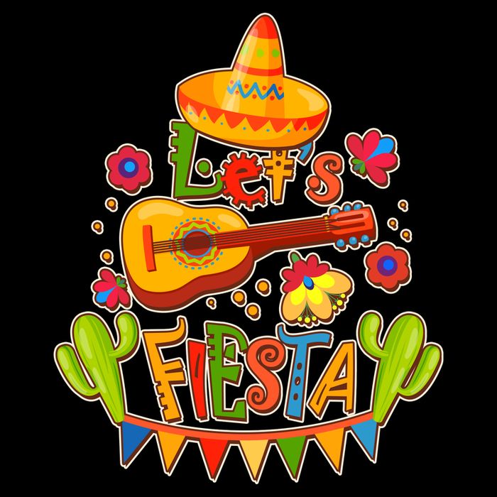 Funny Festive Cinco De Mayo Let's Fiesta Cooling Performance Crew T-Shirt