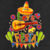 Funny Festive Cinco De Mayo Let's Fiesta Adult Drive Performance Visor