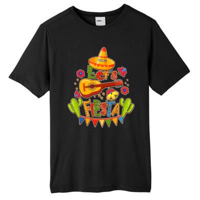 Funny Festive Cinco De Mayo Let's Fiesta Tall Fusion ChromaSoft Performance T-Shirt