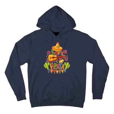 Funny Festive Cinco De Mayo Let's Fiesta Hoodie