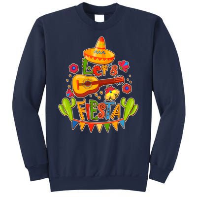 Funny Festive Cinco De Mayo Let's Fiesta Sweatshirt