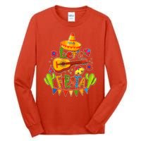 Funny Festive Cinco De Mayo Let's Fiesta Tall Long Sleeve T-Shirt