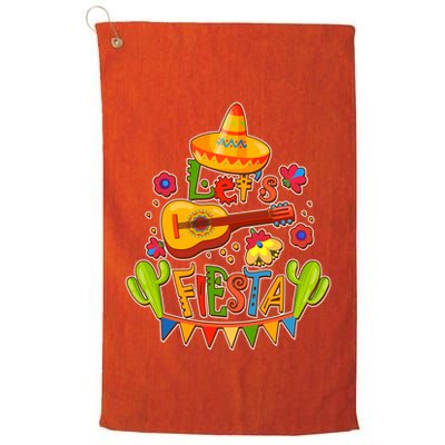 Funny Festive Cinco De Mayo Let's Fiesta Golf Towel