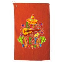Funny Festive Cinco De Mayo Let's Fiesta Golf Towel