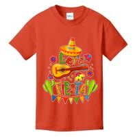 Funny Festive Cinco De Mayo Let's Fiesta Kids T-Shirt