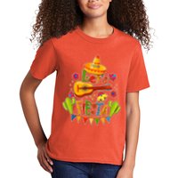 Funny Festive Cinco De Mayo Let's Fiesta Kids T-Shirt