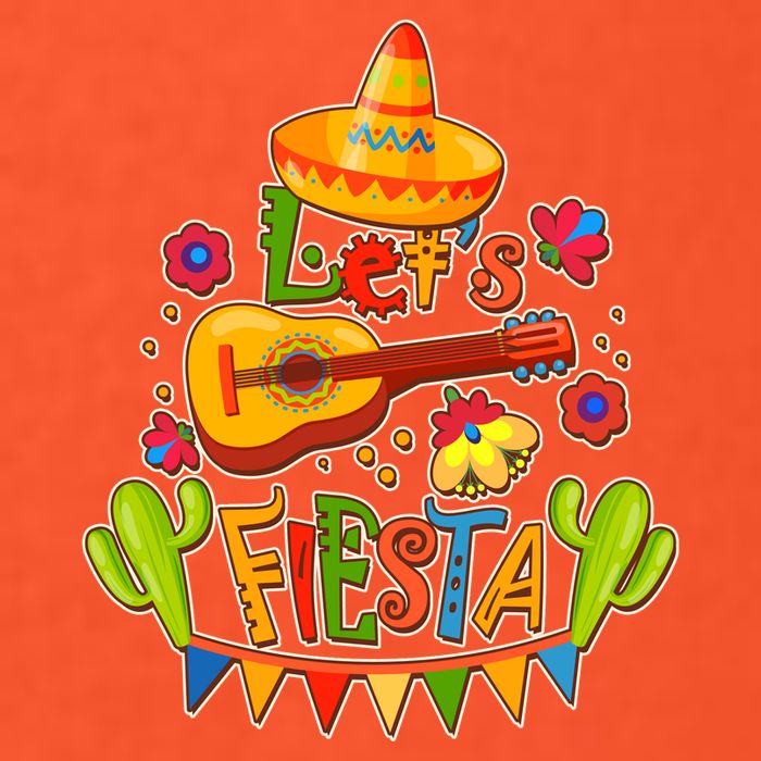 Funny Festive Cinco De Mayo Let's Fiesta Kids T-Shirt