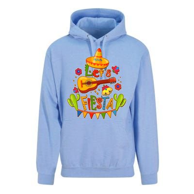 Funny Festive Cinco De Mayo Let's Fiesta Unisex Surf Hoodie