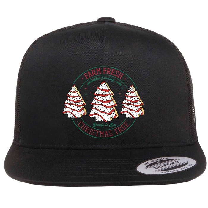 Farm Fresh Christmas Tree Frosting Frosted Cake Debbie Flatbill Hat