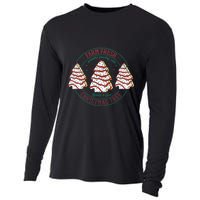 Farm Fresh Christmas Tree Frosting Frosted Cake Debbie Cooling Performance Long Sleeve Crew