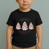 Farm Fresh Christmas Tree Frosting Frosted Cake Debbie Toddler T-Shirt