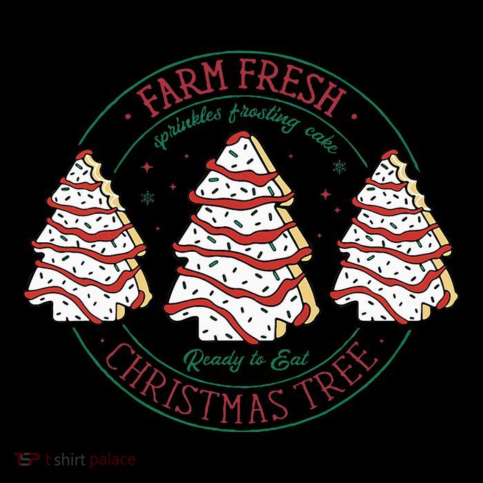Farm Fresh Christmas Tree Frosting Frosted Cake Debbie Short Acrylic Beanie