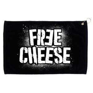 Funny Free Cheese Grommeted Golf Towel