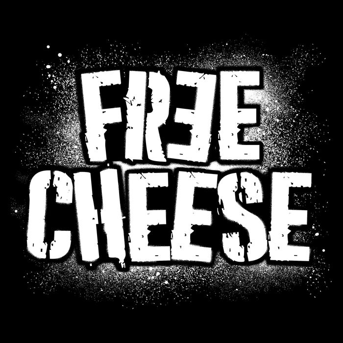 Funny Free Cheese Cropped Pullover Crew
