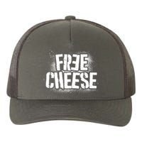 Funny Free Cheese Yupoong Adult 5-Panel Trucker Hat