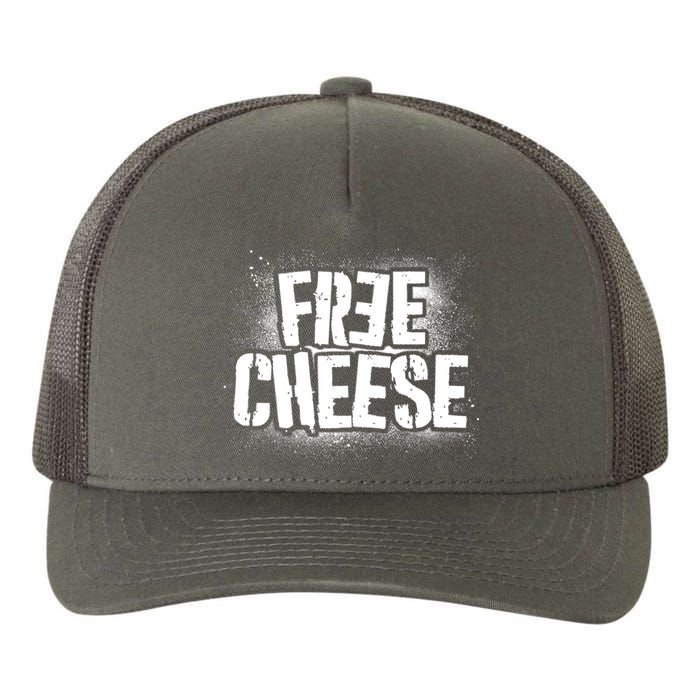 Funny Free Cheese Yupoong Adult 5-Panel Trucker Hat