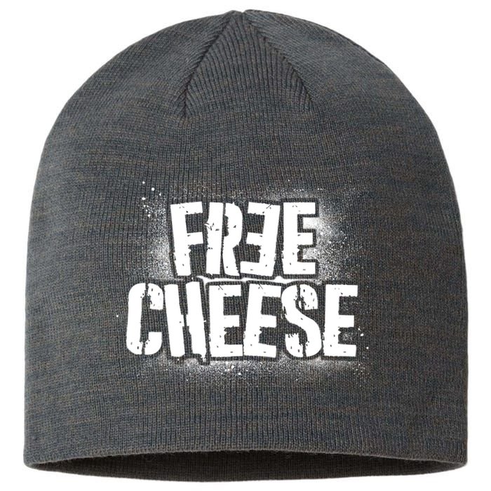 Funny Free Cheese Sustainable Beanie