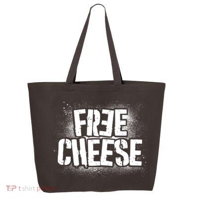 Funny Free Cheese 25L Jumbo Tote