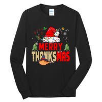 Funny Family Christmas Merry Thanksmas Cute Xmas Holiday Tall Long Sleeve T-Shirt