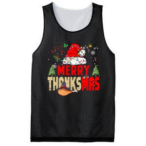 Funny Family Christmas Merry Thanksmas Cute Xmas Holiday Mesh Reversible Basketball Jersey Tank