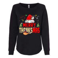 Funny Family Christmas Merry Thanksmas Cute Xmas Holiday Womens California Wash Sweatshirt