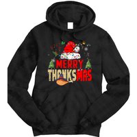 Funny Family Christmas Merry Thanksmas Cute Xmas Holiday Tie Dye Hoodie