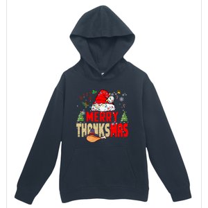 Funny Family Christmas Merry Thanksmas Cute Xmas Holiday Urban Pullover Hoodie