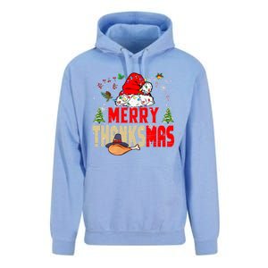 Funny Family Christmas Merry Thanksmas Cute Xmas Holiday Unisex Surf Hoodie