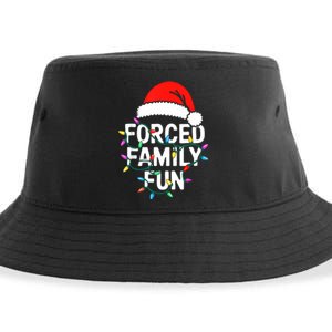 Forced Family Christmas Pajamas Sustainable Bucket Hat