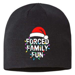 Forced Family Christmas Pajamas Sustainable Beanie