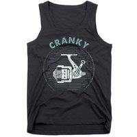 Funny Fishing Cranky Fishing Reel Tank Top