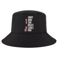 Fathers Funny Caring Stern Honest Reliable Strong Cool Comfort Performance Bucket Hat