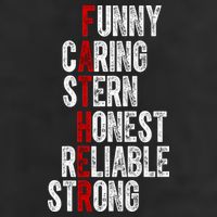 Fathers Funny Caring Stern Honest Reliable Strong Cool Comfort Performance Bucket Hat
