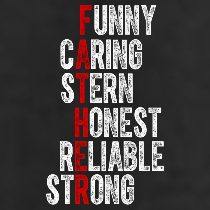 Fathers Funny Caring Stern Honest Reliable Strong Cool Comfort Performance Bucket Hat