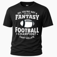 Fantasy Football Champion Slogan Cooling Performance Crew T-Shirt