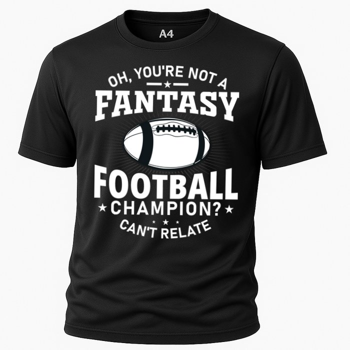 Fantasy Football Champion Slogan Cooling Performance Crew T-Shirt