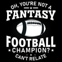 Fantasy Football Champion Slogan Cooling Performance Crew T-Shirt